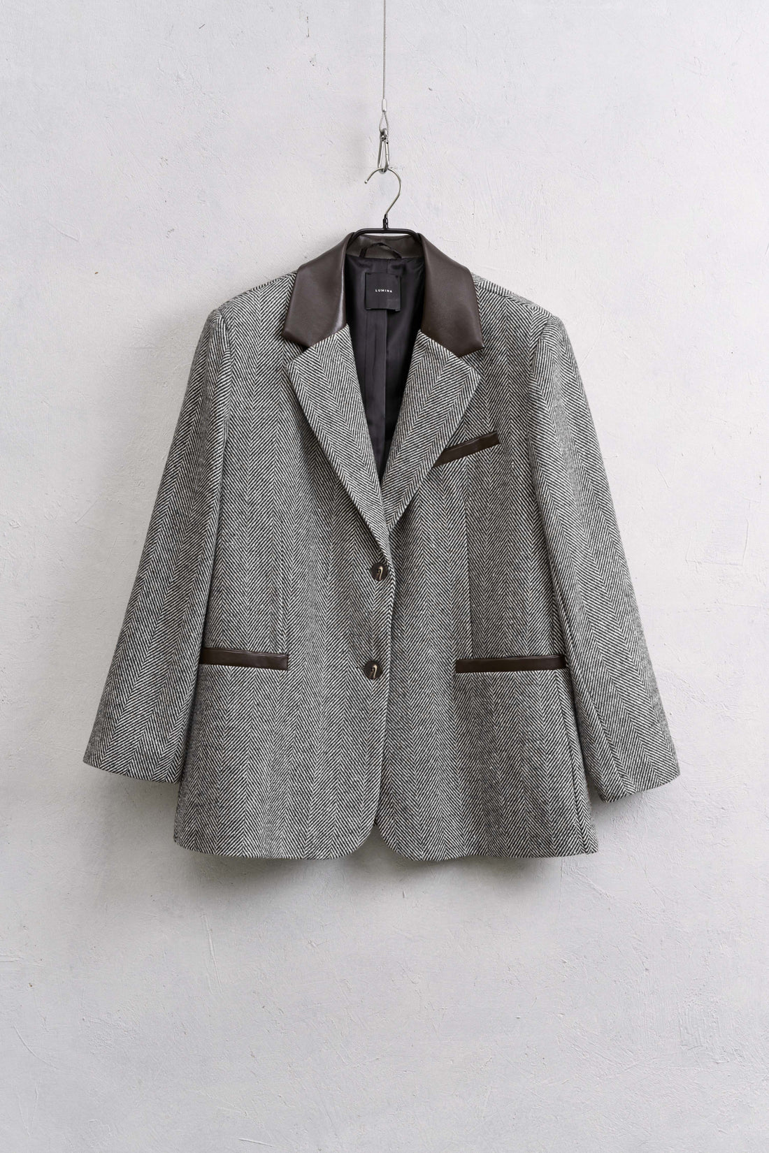 Blazer gola de revers LUMINA l9397