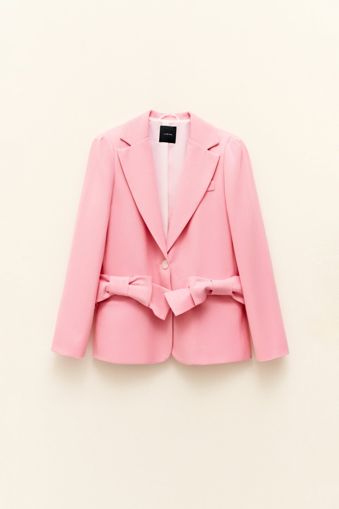 Blazer bolsos com laço LUMINA - lavishiochicBlazerlumina