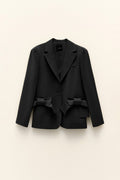Blazer bolsos com laço LUMINA - lavishiochicBlazerlumina