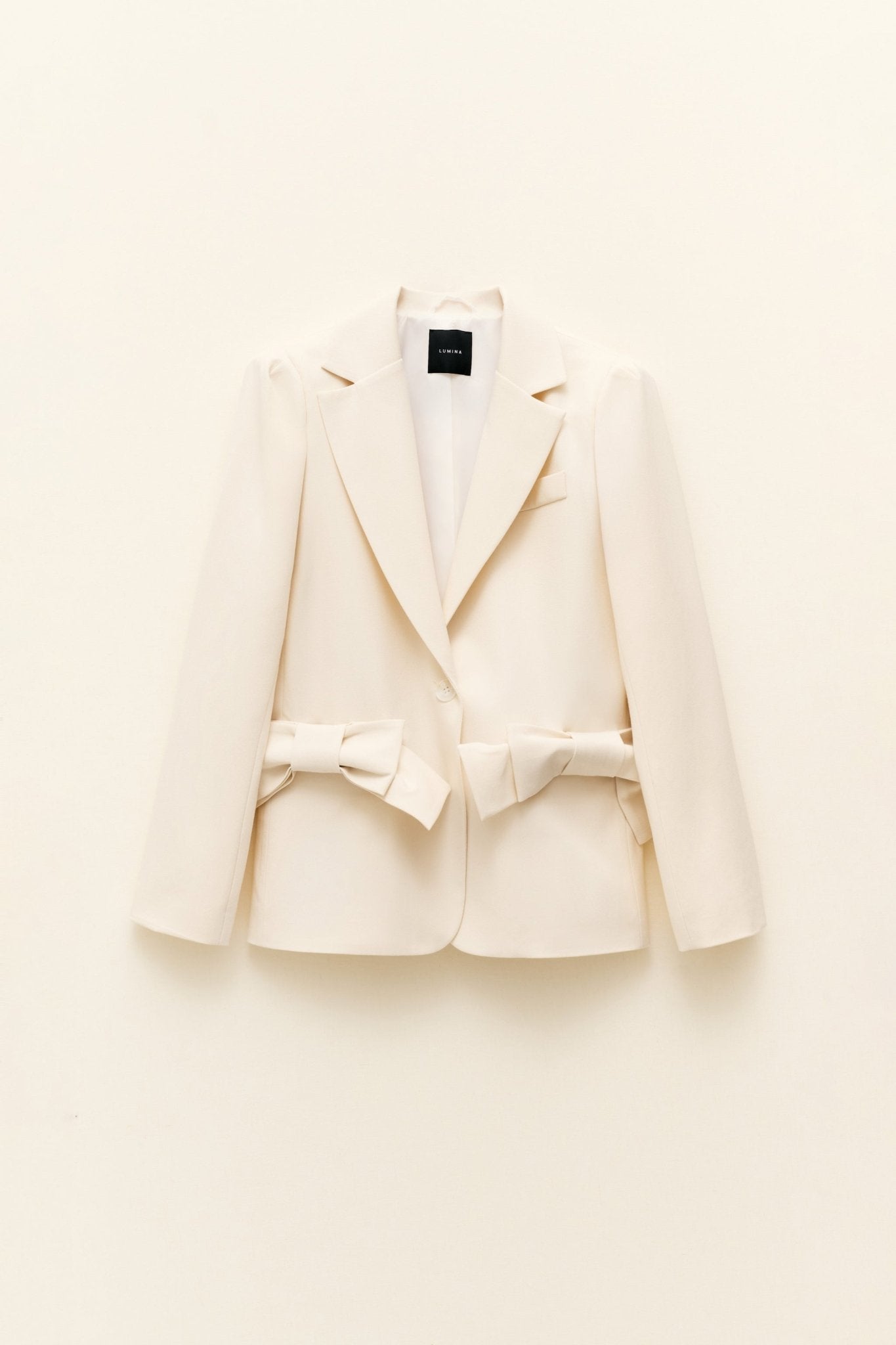 Blazer bolsos com laço LUMINA - lavishiochicBlazerlumina