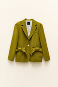Blazer bolsos com laço LUMINA - lavishiochicBlazerlumina