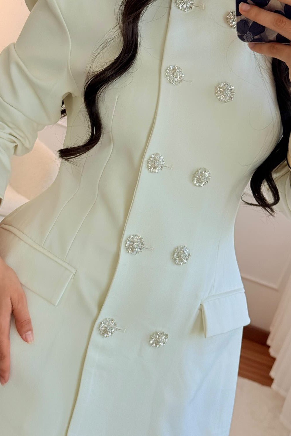 Blazer botões decorativos MOCHY - lavishiochiccasacoMochy
