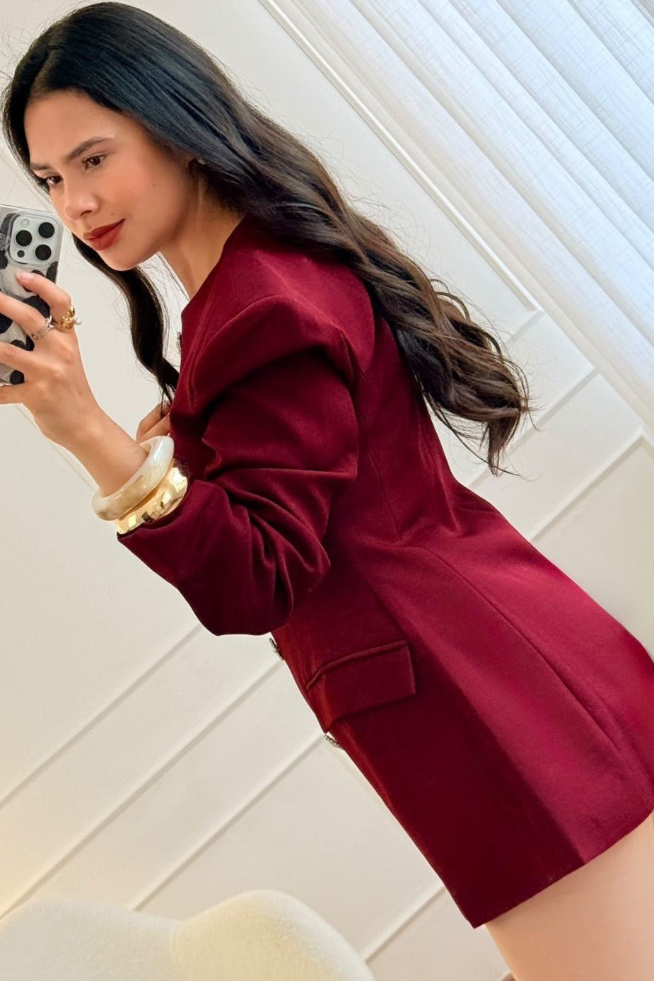 Blazer botões decorativos MOCHY - lavishiochiccasacoMochy