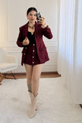 Blazer botões dourados VERA LUCY - lavishiochiccasacoVera Lucy