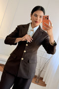 Blazer botões dourados VERA LUCY - lavishiochiccasacoVera Lucy