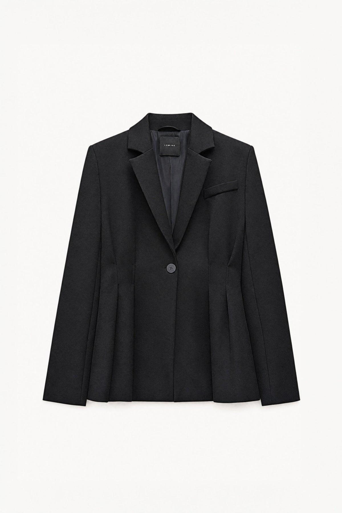 Blazer com cintura marcada e drapeados LUMINA - lavishiochicBlazerlumina