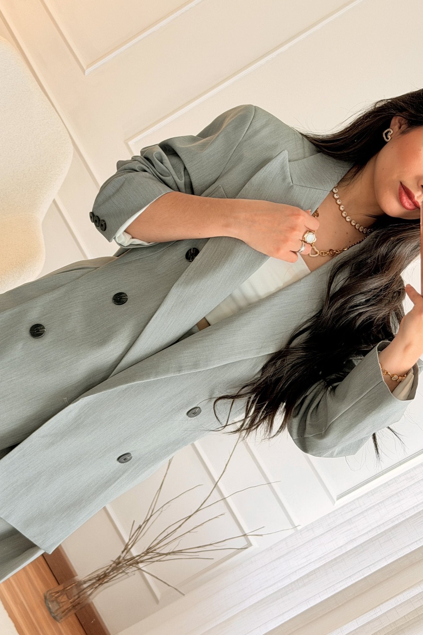 Blazer com Detalhe Cut - Out LUMINA - lavishiochiccasacolumina