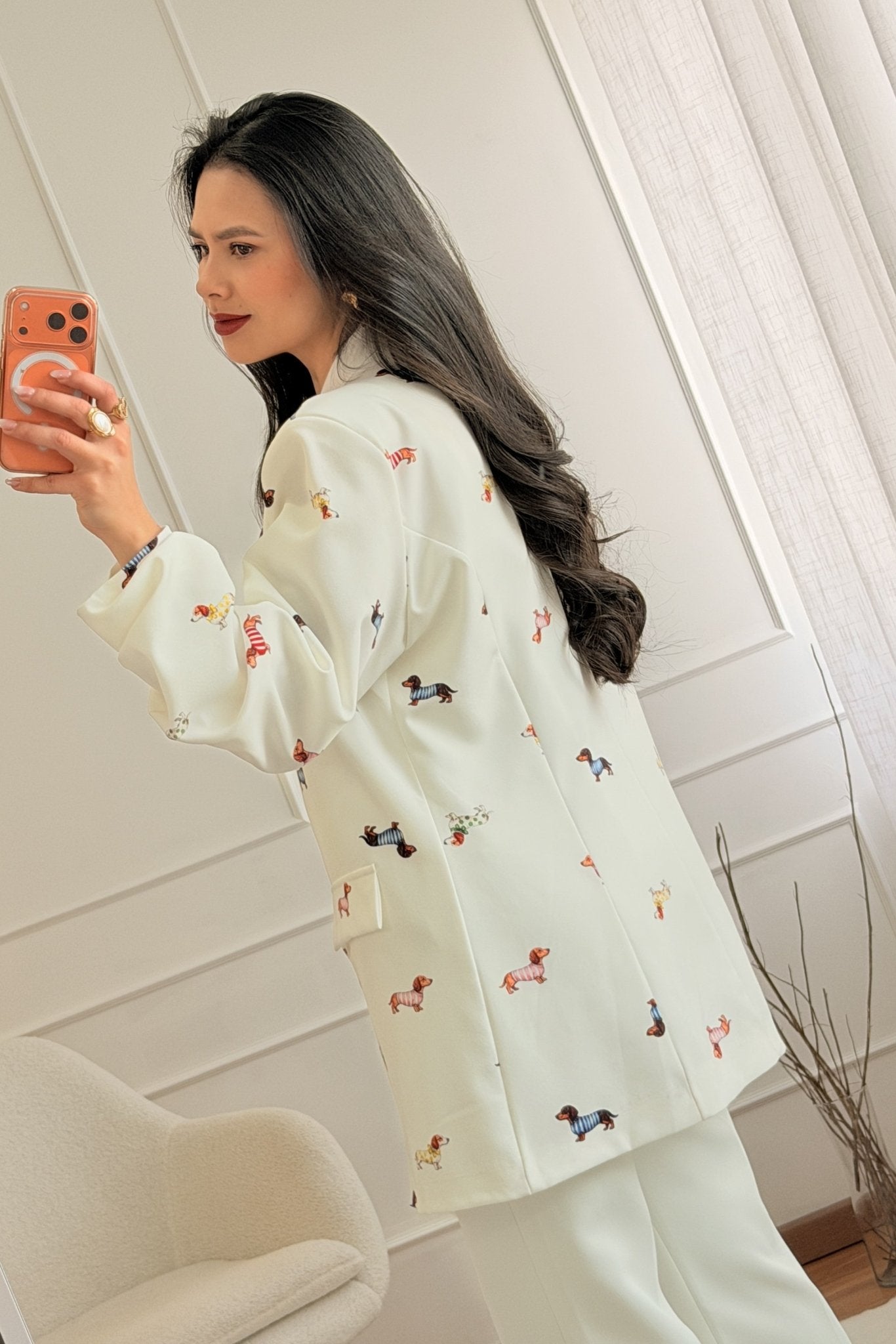 Blazer com Estampa Divertida - lavishiochicBlazerlavishiochic