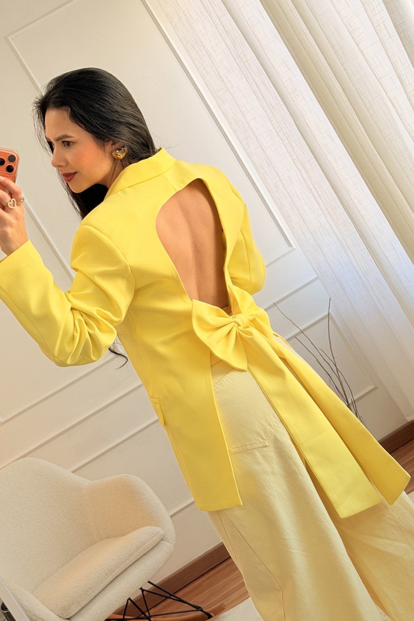 Blazer com Laço nas Costas LUMINA - lavishiochicBlazerlumina