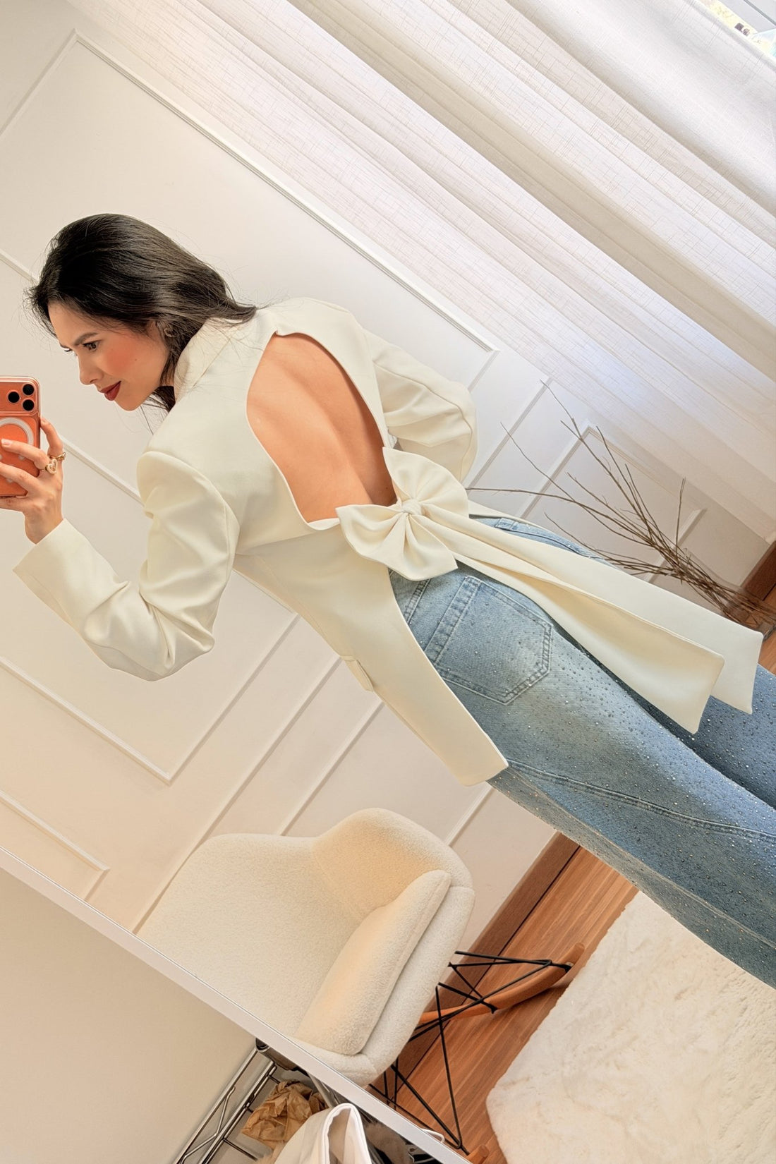 Blazer com Laço nas Costas LUMINA - lavishiochicBlazerlumina