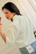 Blazer curto estruturado IVIVI - lavishiochicBlazerIVIVI