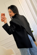 Blazer de colarinho mandarim MOCHY - lavishiochicBlazerMochy