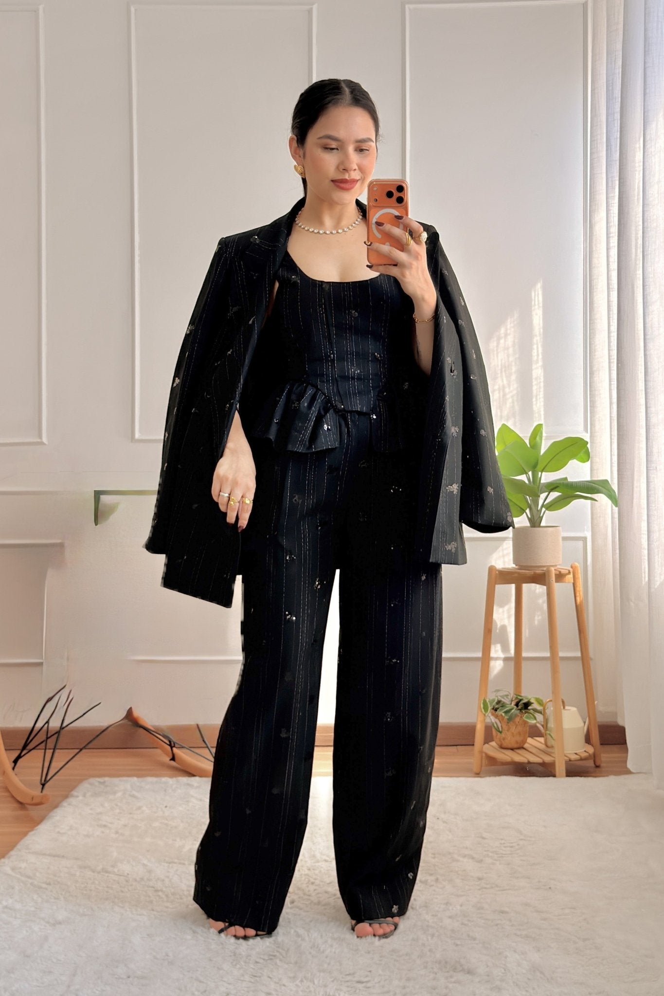 Blazer Estruturado com Lantejoulas LUMINA - lavishiochicBlazerlumina