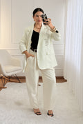 Blazer oversize bordada MOCHY - lavishiochiccasacoMochy