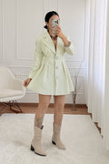 Blazer vestido botões aplicados MOCHY - lavishiochicvestidoMochy