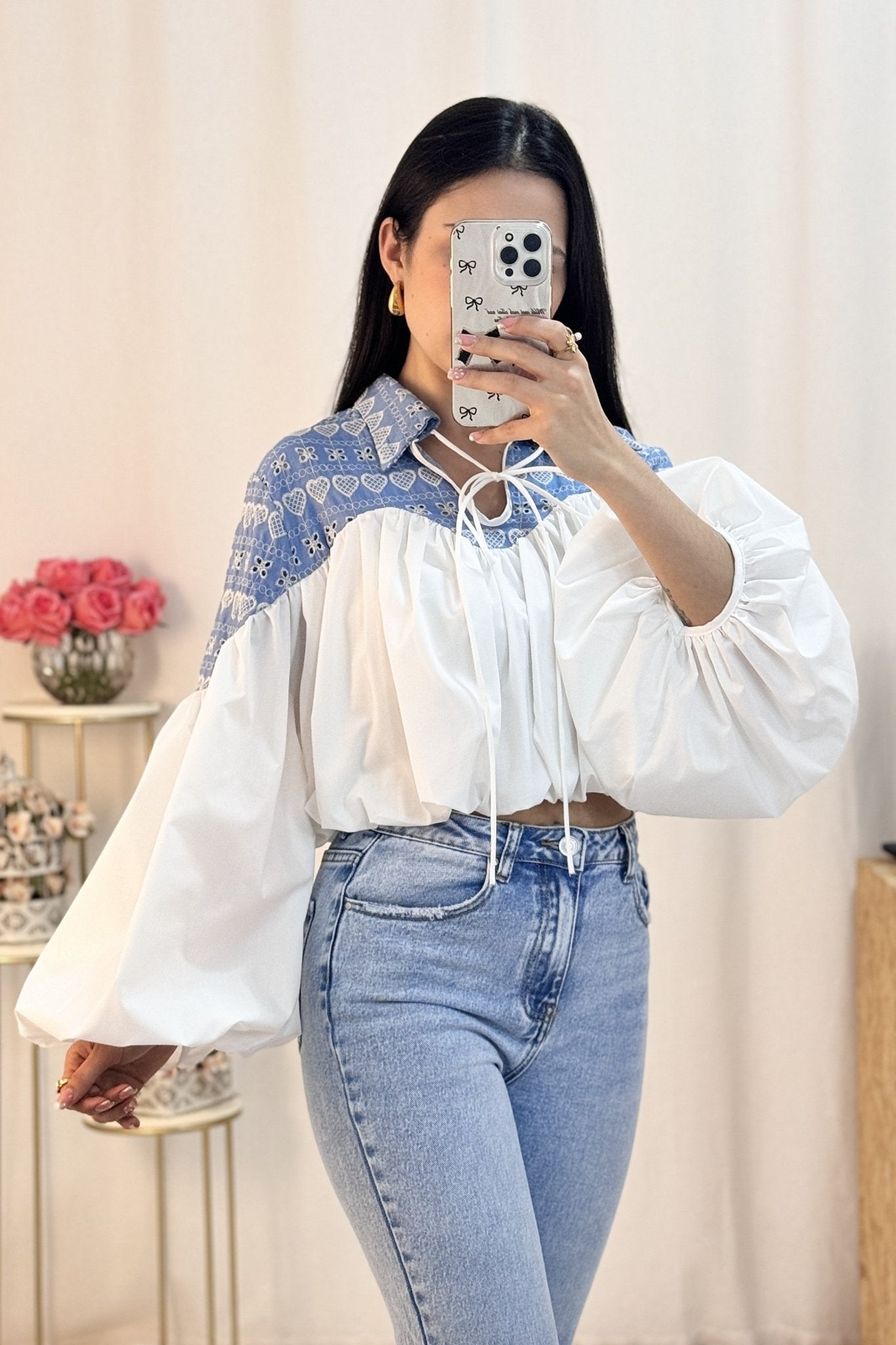 Blusa balão AZAKA - lavishiochicBlusaAZAKA