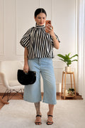 Blusa ballon listrada - lavishiochicBlusalavishiochic