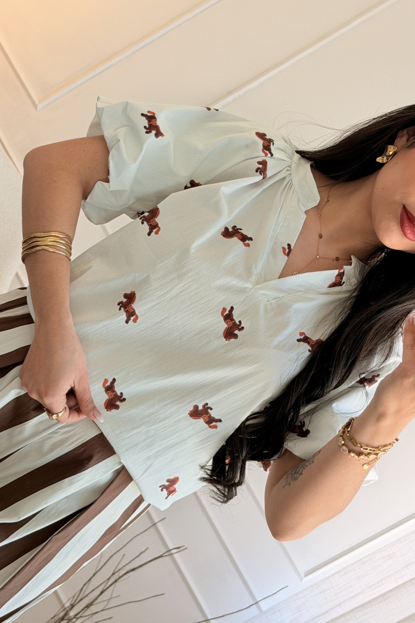 Blusa Casual com Estampa Divertida - lavishiochicBlusalavishiochic