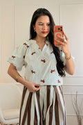 Blusa Casual com Estampa Divertida - lavishiochicBlusalavishiochic