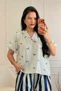 Blusa Casual com Estampa Divertida - lavishiochicBlusalavishiochic