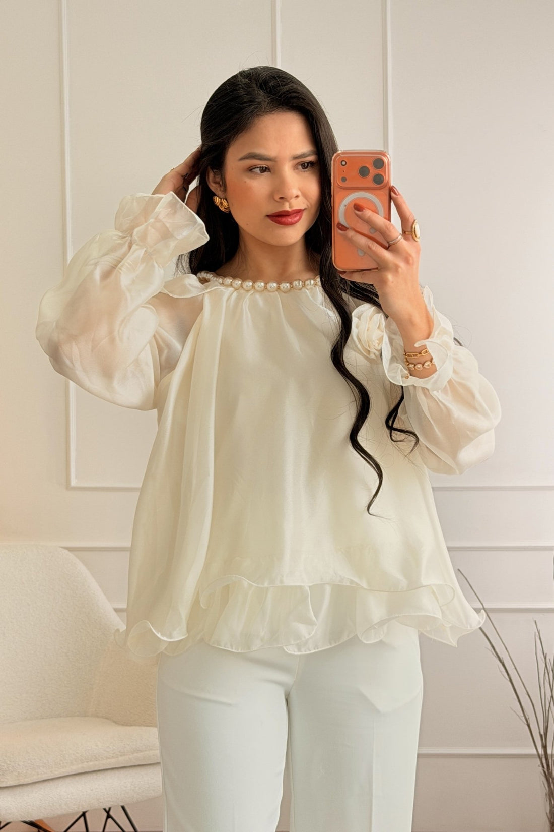 Blusa delicado AZAKA - lavishiochicBlusaAZAKA