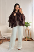 Blusa em chiffon com folhos - lavishiochicBlusalavishiochic