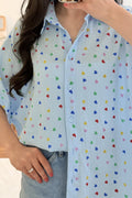 Blusa estampa de corações coloridos - lavishiochicBlusalavishiochic