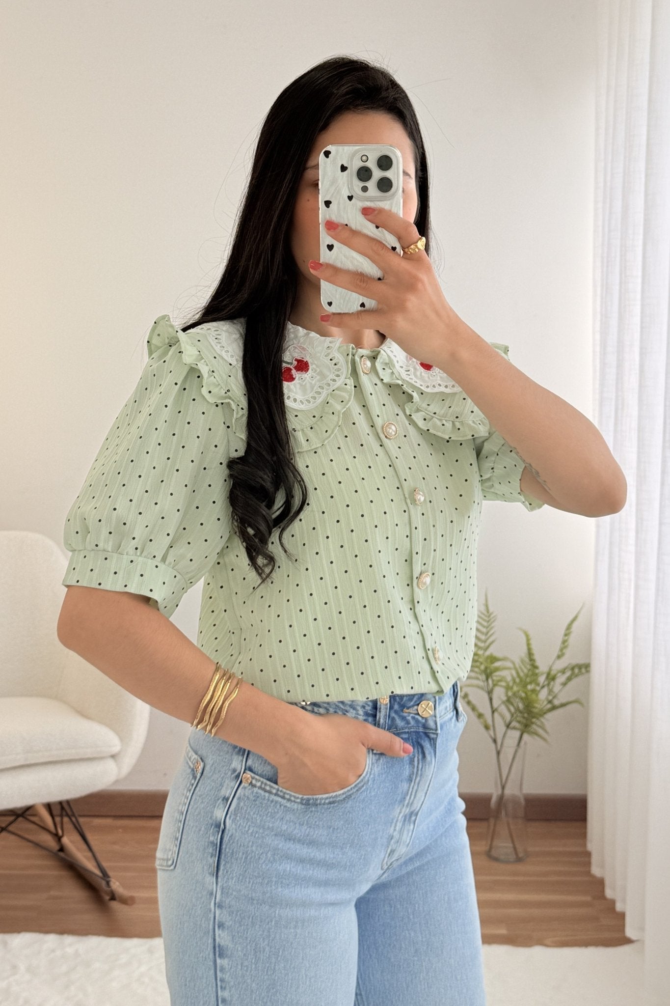 Blusa estilo campestre MOCHY - lavishiochicBlusaMochy