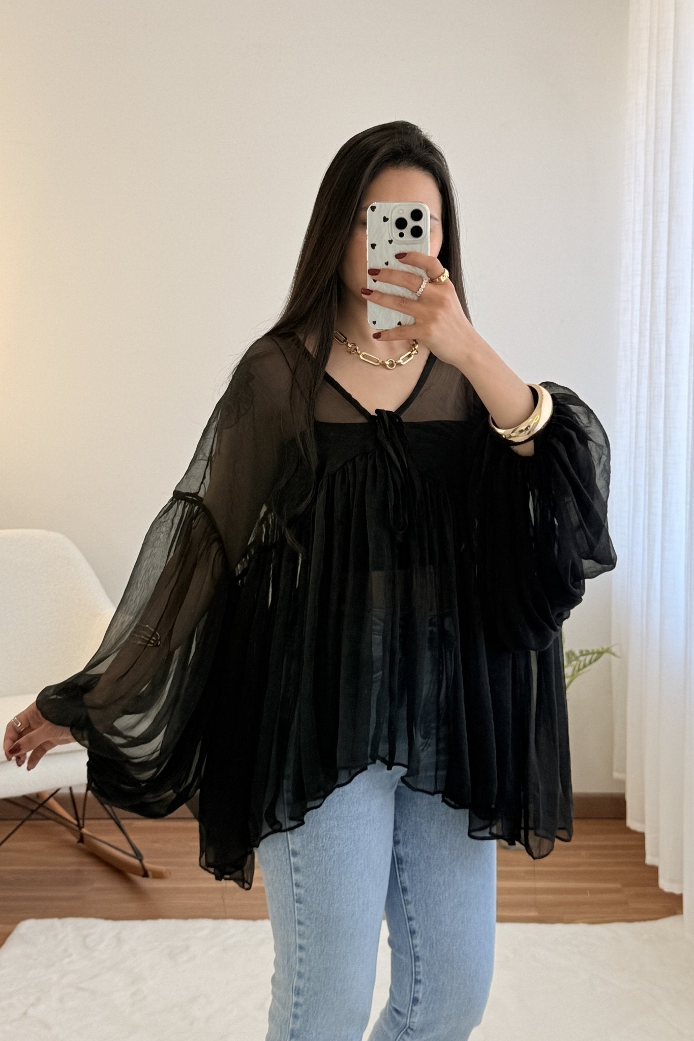 Blusa etérea MOCHY - lavishiochicBlusaMochy