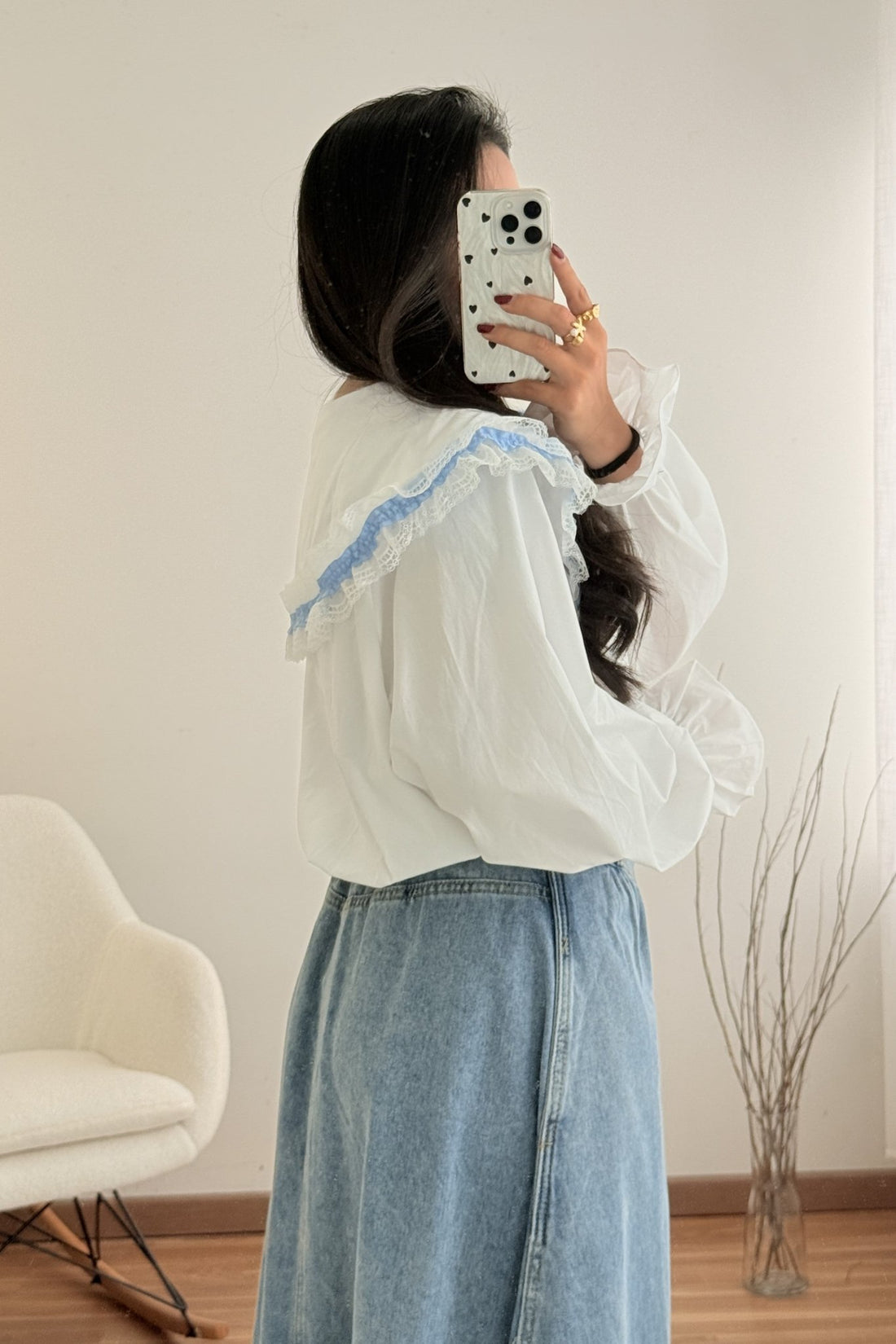 Blusa fita azul MOCHY - lavishiochicBlusaMochy