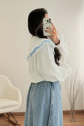 Blusa fita azul MOCHY - lavishiochicBlusaMochy