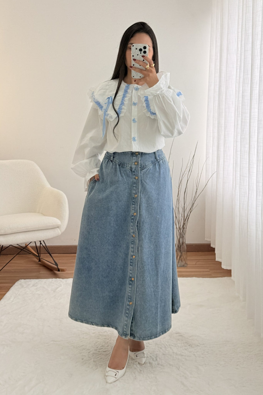 Blusa fita azul MOCHY - lavishiochicBlusaMochy