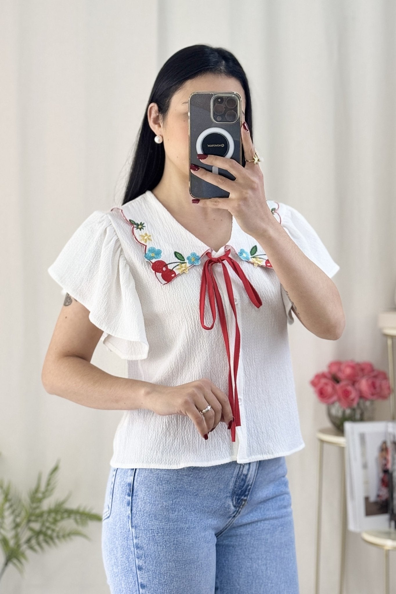 Blusa flores - lavishiochicBlusalavishiochic