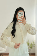 Blusa flores recortes ELLI WHITE - lavishiochicBlusaELLI WHITE