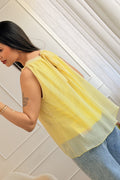 Blusa fluida com decote fechado - lavishiochicBlusalavishiochic