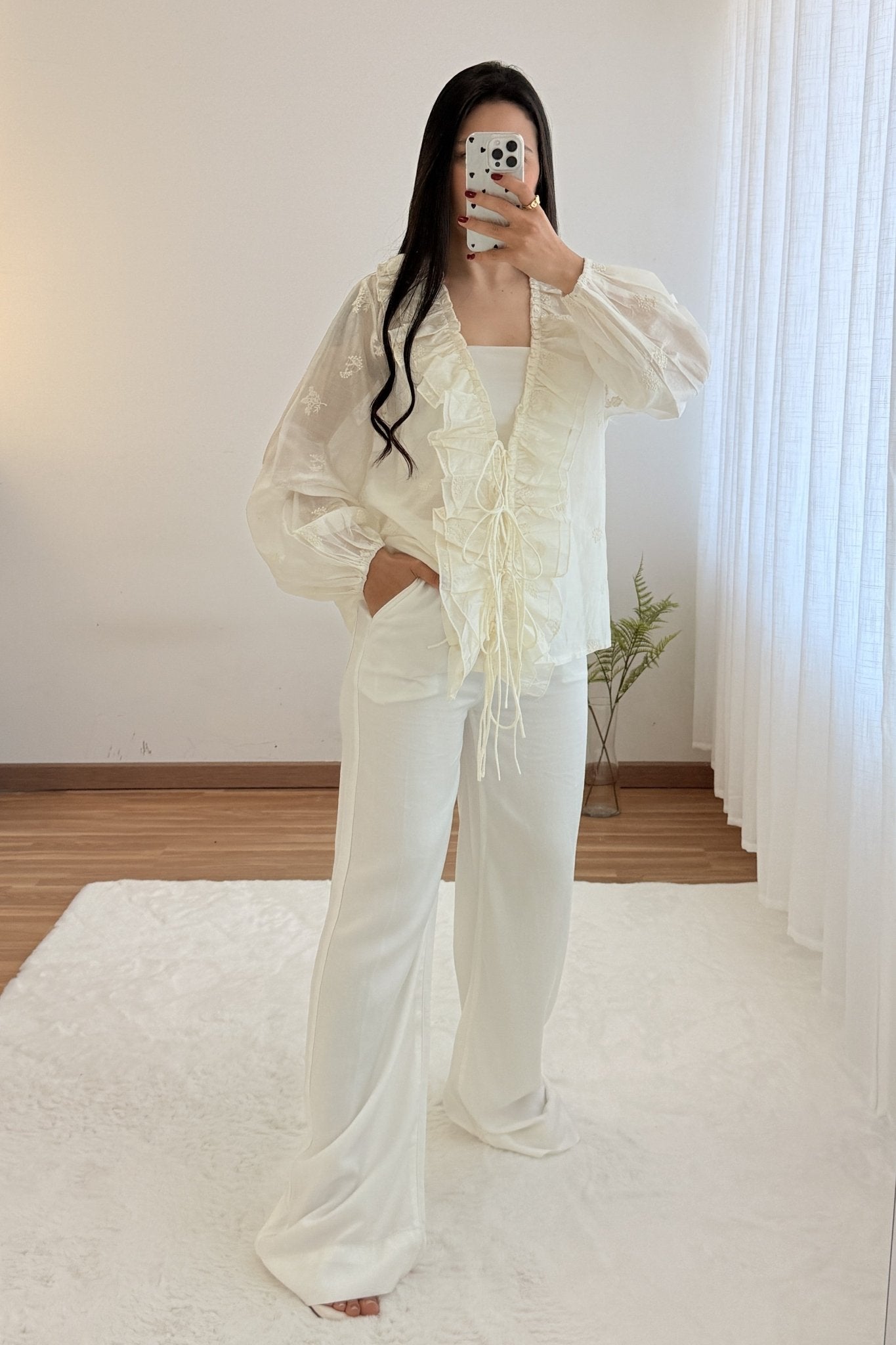 Blusa folhos MOCHY - lavishiochicBlusaMochy