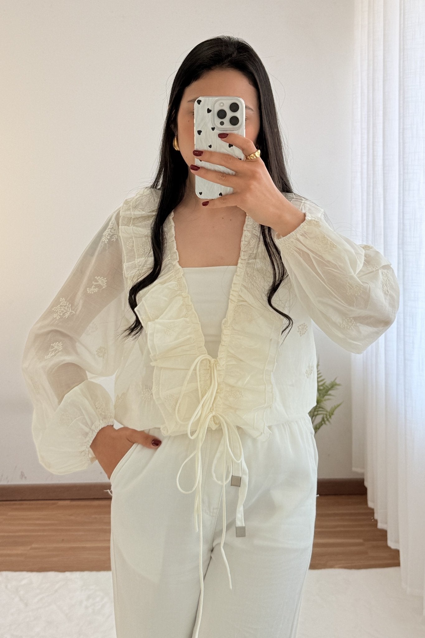 Blusa folhos MOCHY - lavishiochicBlusaMochy