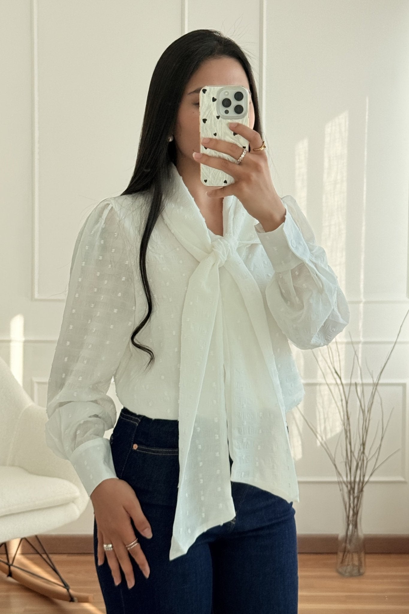 Blusa laço ELLI WHITE - lavishiochicBlusaELLI WHITE