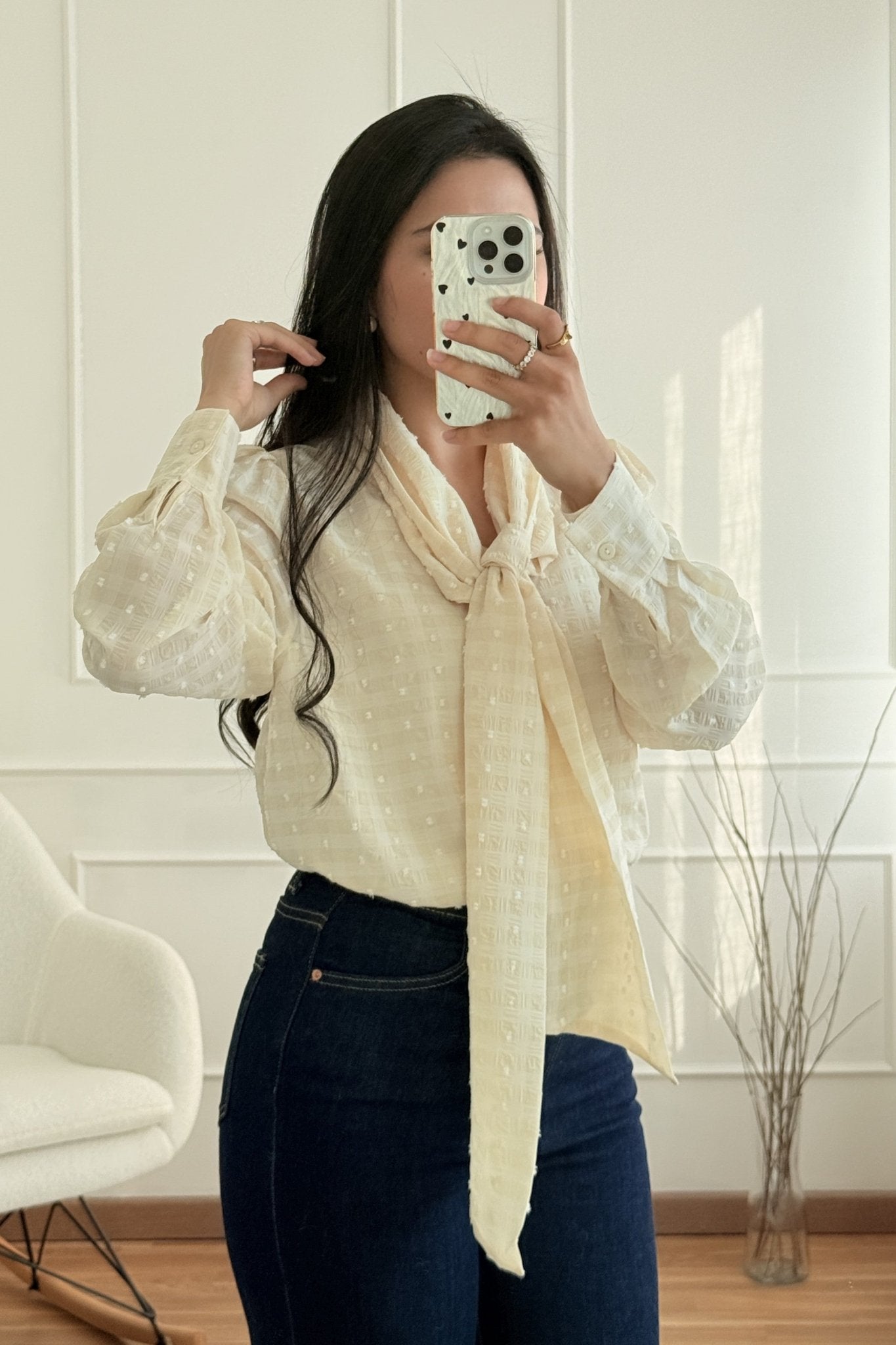 Blusa laço ELLI WHITE - lavishiochicBlusaELLI WHITE