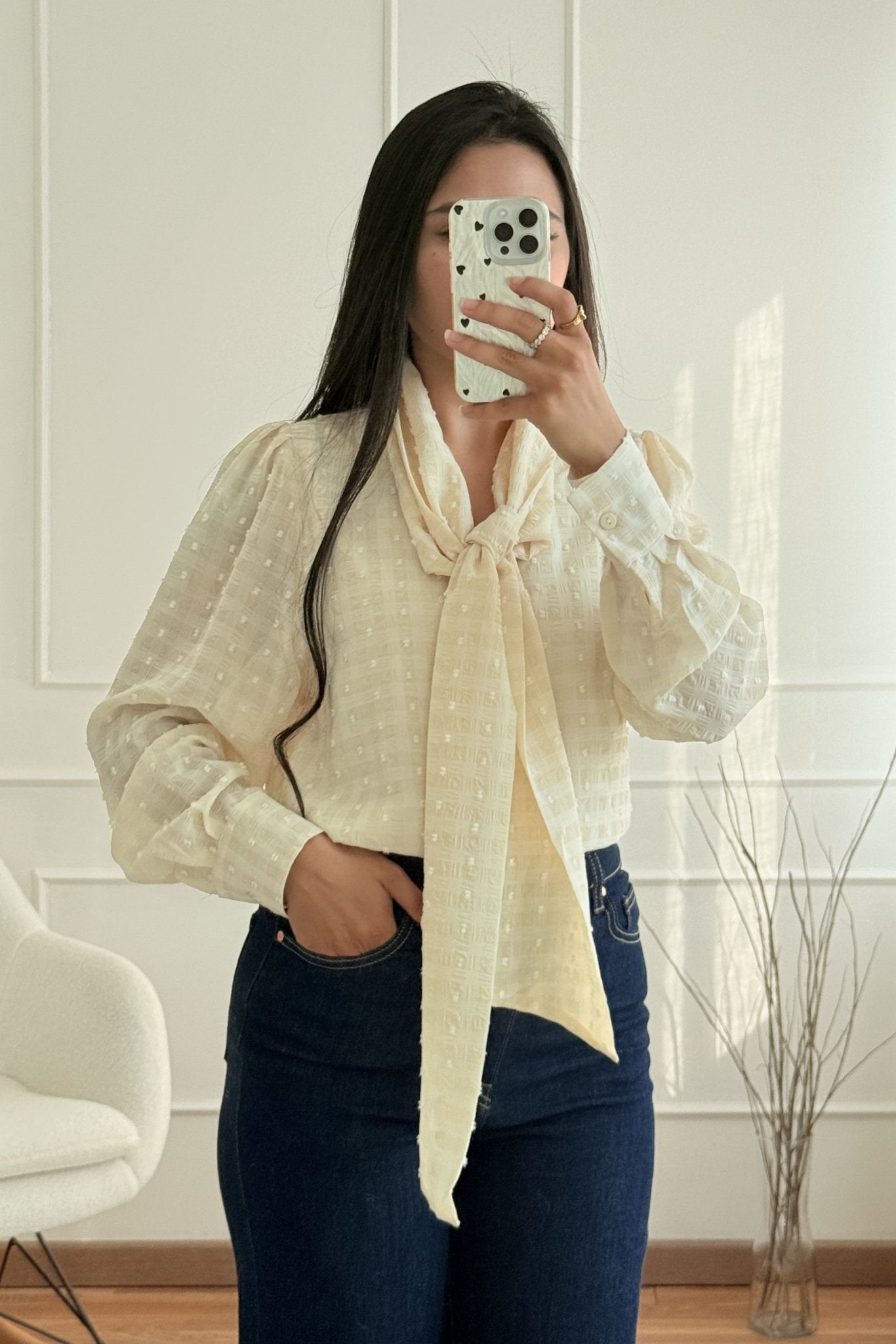 Blusa laço ELLI WHITE - lavishiochicBlusaELLI WHITE