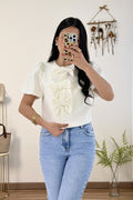 Blusa laços botões ELLI WHITE - lavishiochicBlusaELLI WHITE