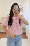 Blusa laços botões ELLI WHITE - lavishiochicBlusaELLI WHITE