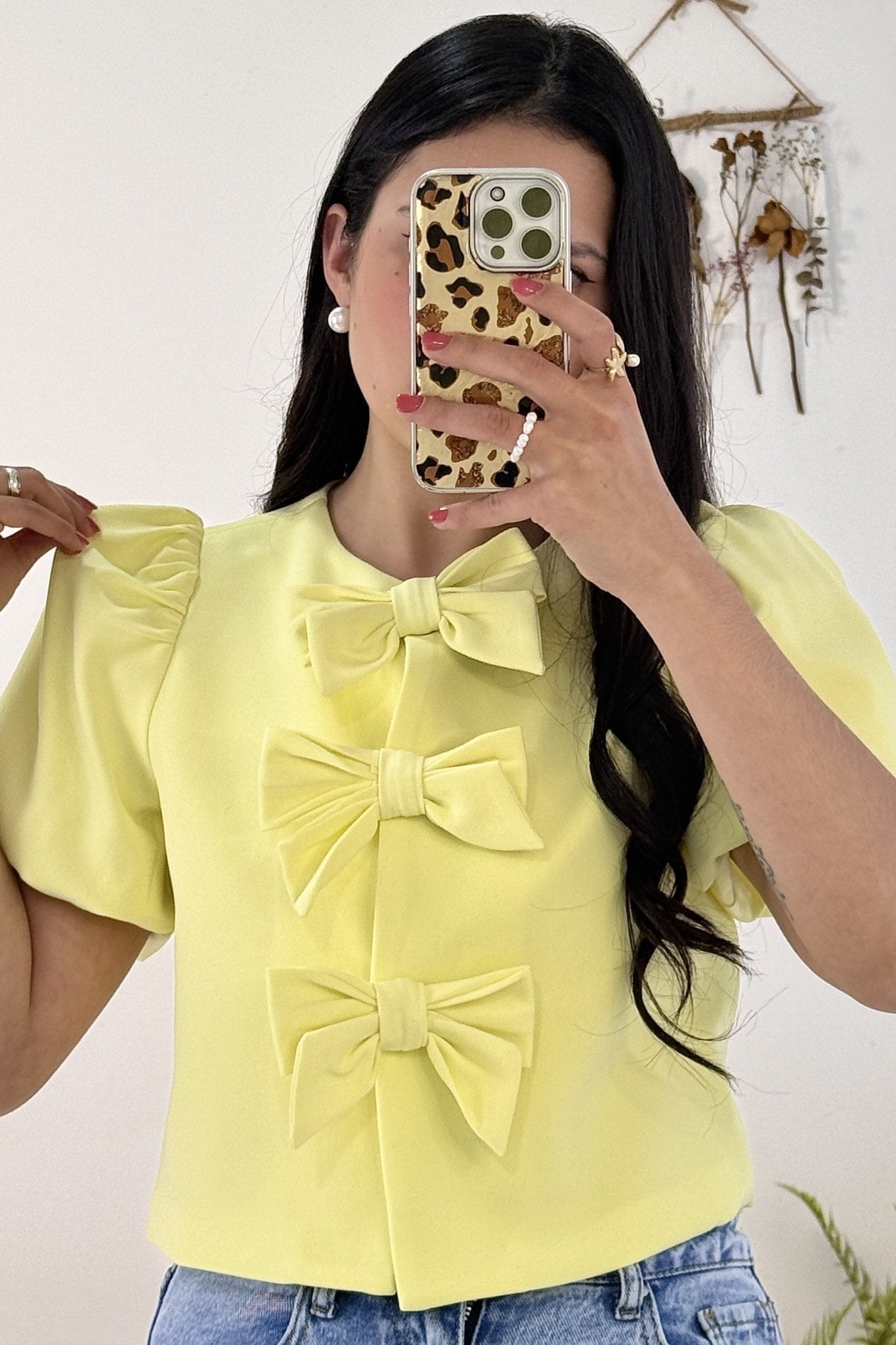 Blusa laços botões ELLI WHITE - lavishiochicBlusaELLI WHITE