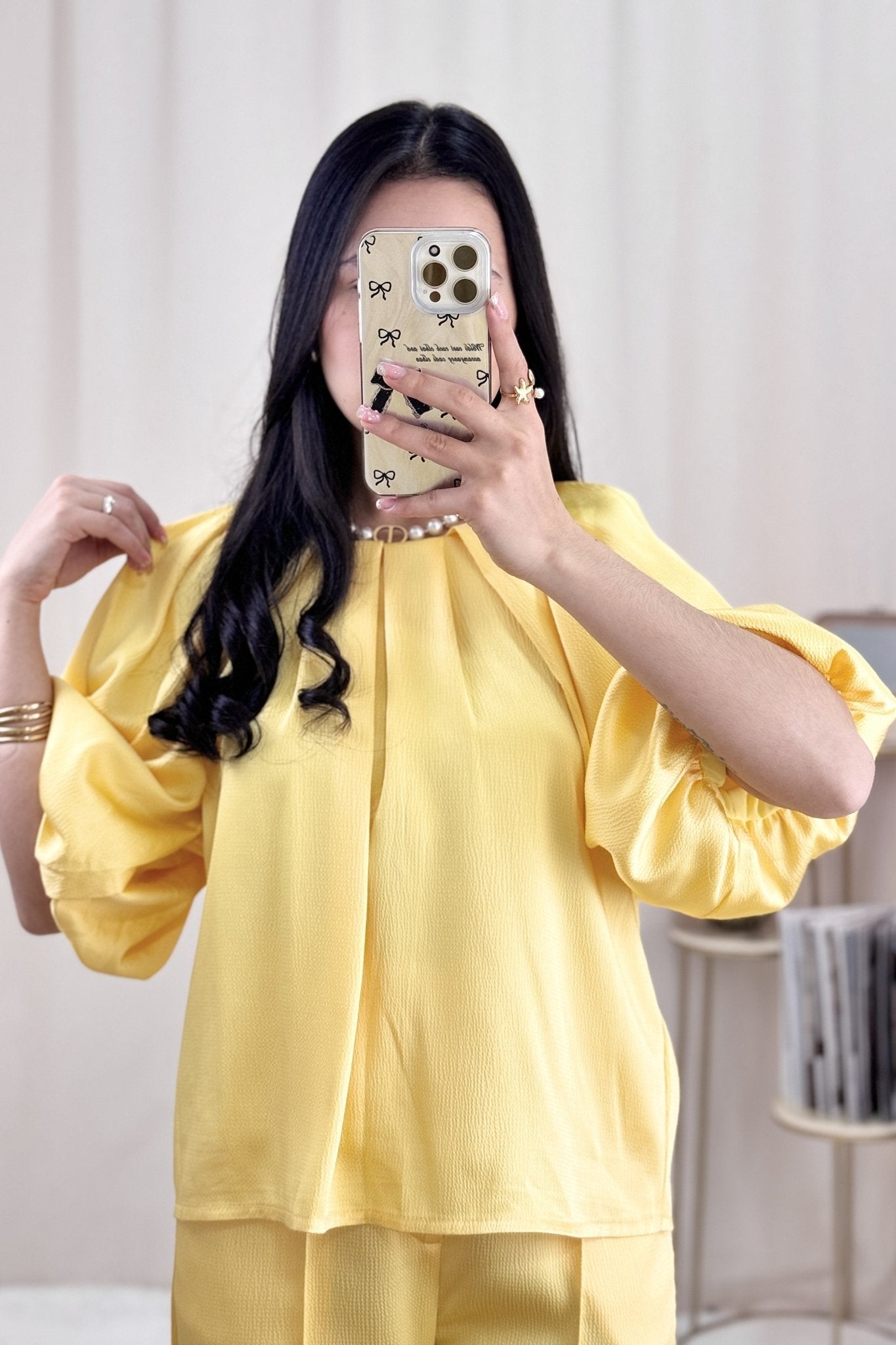 Blusa mangas balão ELLI WHITE - lavishiochicBlusaELLI WHITE