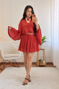 Blusa mangas largas e detalhe de renda DROLE DE COPINE - lavishiochicBlusaDrole de copine Paris
