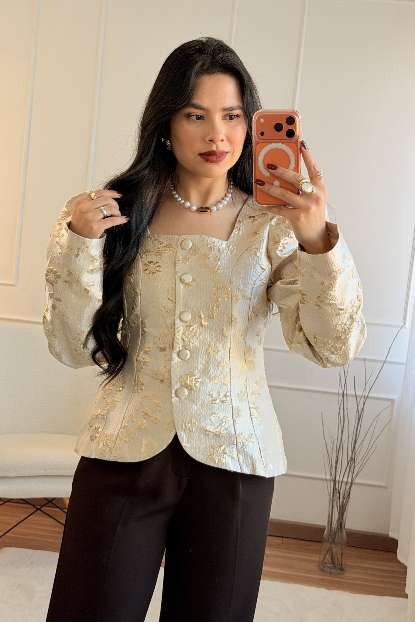 Blusa padrão floral MOCHY - lavishiochicBlusaMochy