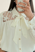 Blusa renda floral ELLI WHITE - lavishiochicBlusaELLI WHITE