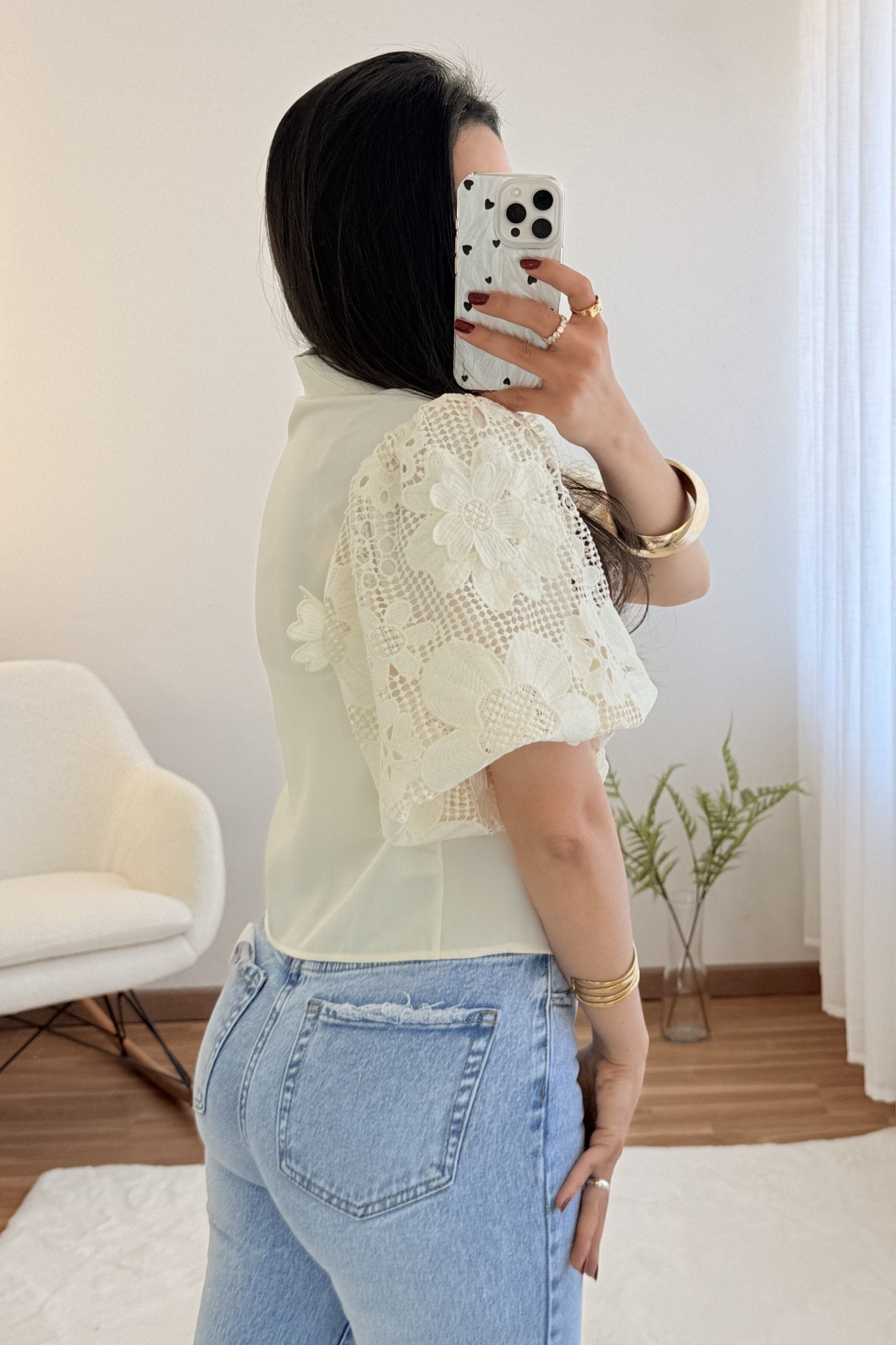 Blusa romântica ELLI WHITE - lavishiochicBlusaELLI WHITE