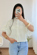 Blusa romântica ELLI WHITE - lavishiochicBlusaELLI WHITE