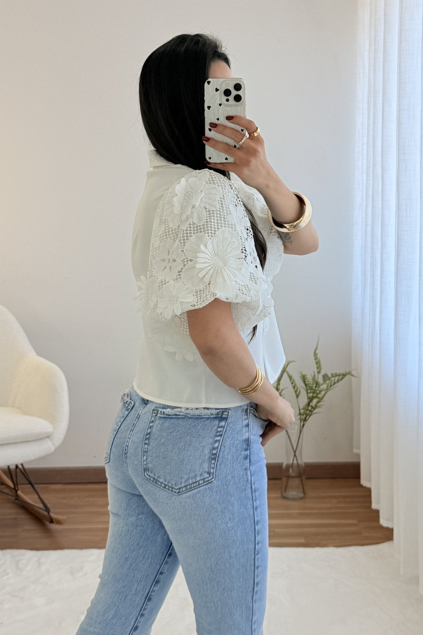 Blusa romântica ELLI WHITE - lavishiochicBlusaELLI WHITE